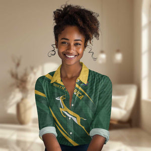 Personalized South Africa Bokke Women Casual Shirt Minimalism Style