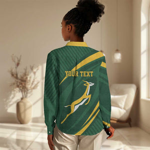 Personalized South Africa Bokke Women Casual Shirt Minimalism Style