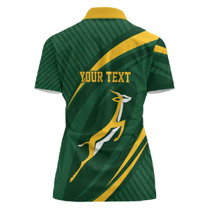 Personalized South Africa Bokke Women Polo Shirt Minimalism Style