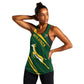 Personalized South Africa Bokke Women Racerback Tank Minimalism Style