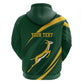 Personalized South Africa Bokke Zip Hoodie Minimalism Style