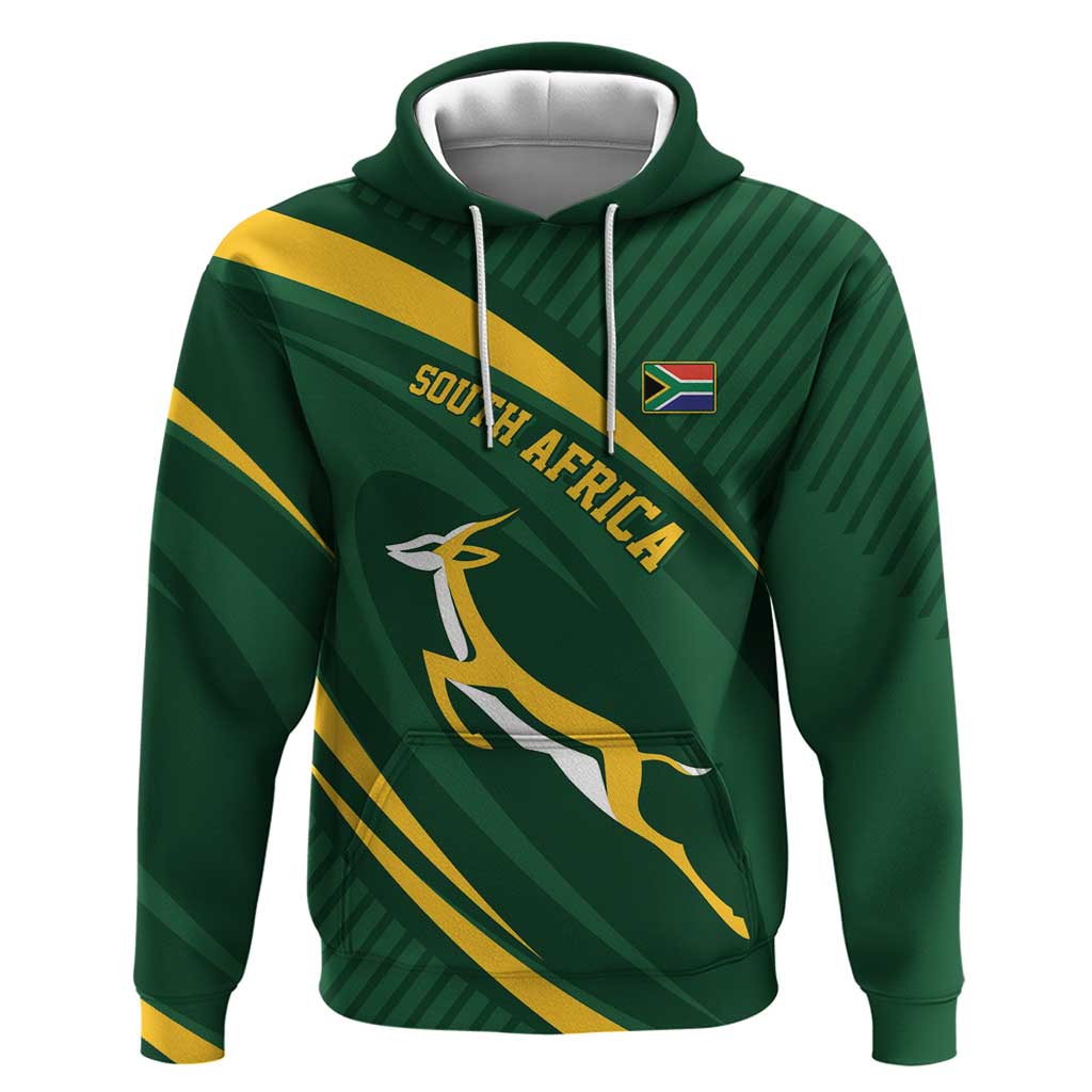 Personalized South Africa Bokke Zip Hoodie Minimalism Style