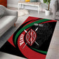 Kenya Personalized Area Rug Mashujaa Day Lion Warrior