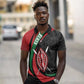 Kenya Personalized Polo Shirt Mashujaa Day Lion Warrior