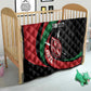 Kenya Personalized Quilt Mashujaa Day Lion Warrior