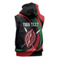 Kenya Personalized Sleeveless Hoodie Mashujaa Day Lion Warrior - African Pride