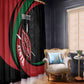 Kenya Personalized Window Curtain Mashujaa Day Lion Warrior