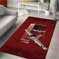 Tuskegee Airmen Spit Fire 477th Area Rug Crimson Grunge - African Pride
