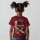 Tuskegee Airmen Spit Fire 477th Kid T shirt Crimson Grunge LT7