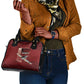 Tuskegee Airmen Spit Fire 477th Shoulder Handbag Crimson Grunge - African Pride