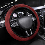 Tuskegee Airmen Spit Fire 477th Steering Wheel Cover Crimson Grunge - African Pride