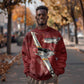 Tuskegee Airmen Spit Fire 477th Sweatshirt Crimson Grunge - African Pride