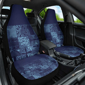Yoruba Adire Eleko Patterns Car Seat Cover Indigo Vintage