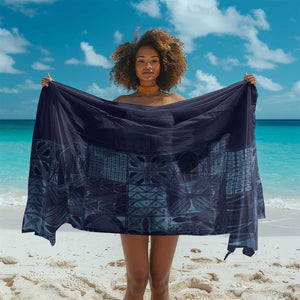 Yoruba Adire Eleko Patterns Sarong Indigo Vintage