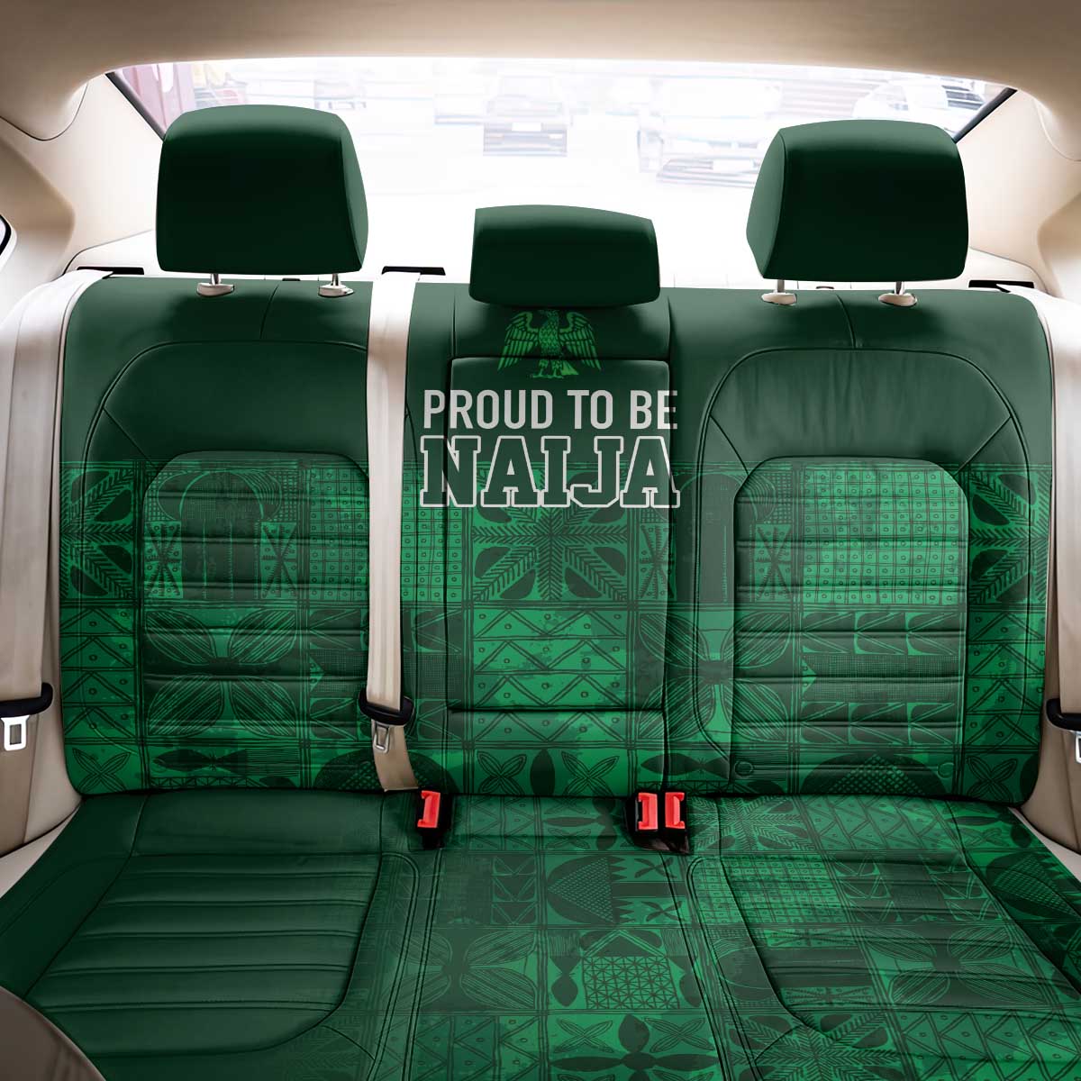 Nigeria Yoruba Adire Patterns Back Car Seat Cover Proud To Be Naija