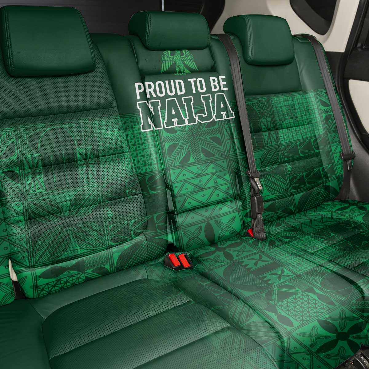 Nigeria Yoruba Adire Patterns Back Car Seat Cover Proud To Be Naija
