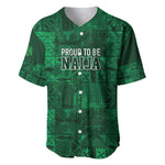 Nigeria Yoruba Adire Patterns Baseball Jersey Proud To Be Naija