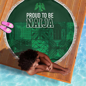 Nigeria Yoruba Adire Patterns Beach Blanket Proud To Be Naija