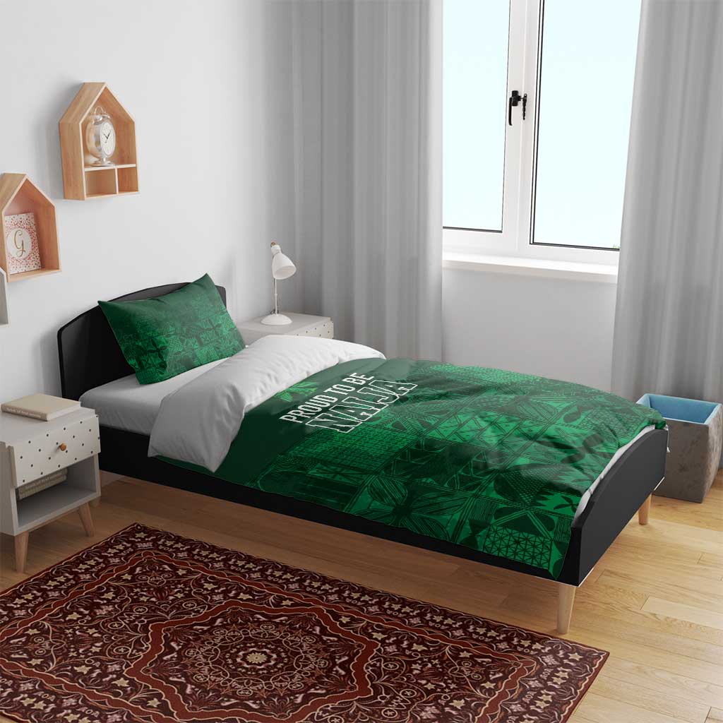 Nigeria Yoruba Adire Patterns Bedding Set Proud To Be Naija