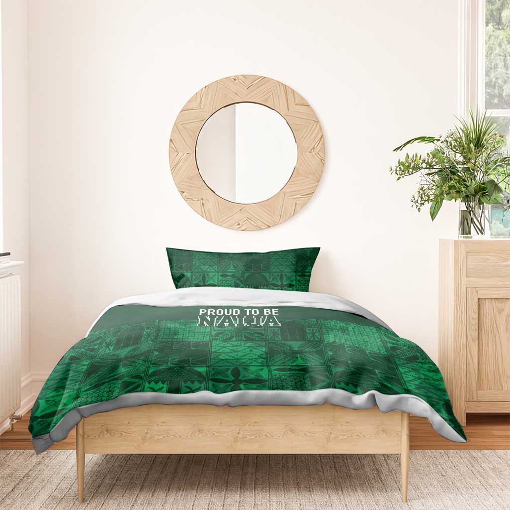 Nigeria Yoruba Adire Patterns Bedding Set Proud To Be Naija