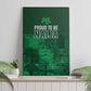 Nigeria Yoruba Adire Patterns Canvas Wall Art Proud To Be Naija