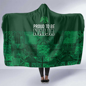 Nigeria Yoruba Adire Patterns Hooded Blanket Proud To Be Naija