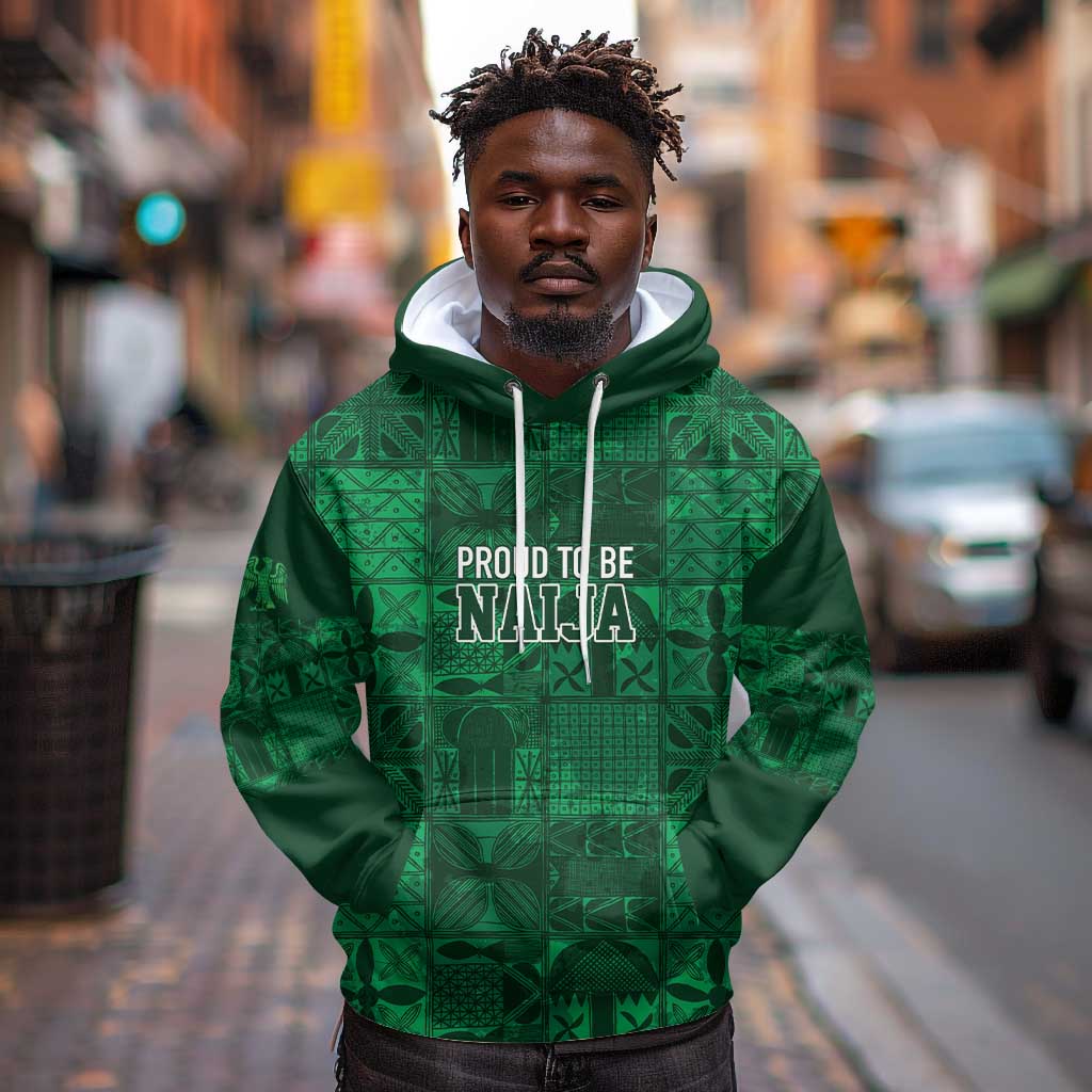 Nigeria Yoruba Adire Patterns Hoodie Proud To Be Naija