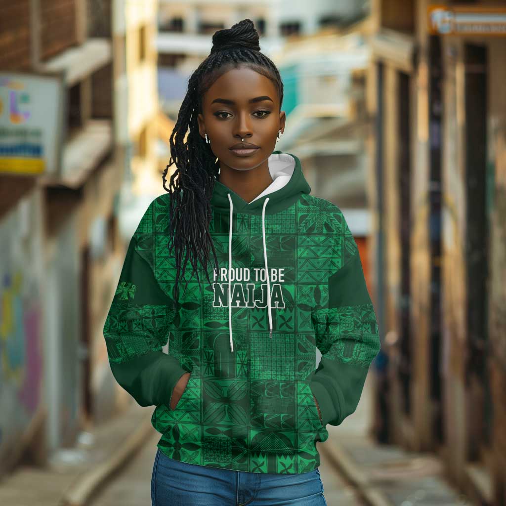 Nigeria Yoruba Adire Patterns Hoodie Proud To Be Naija