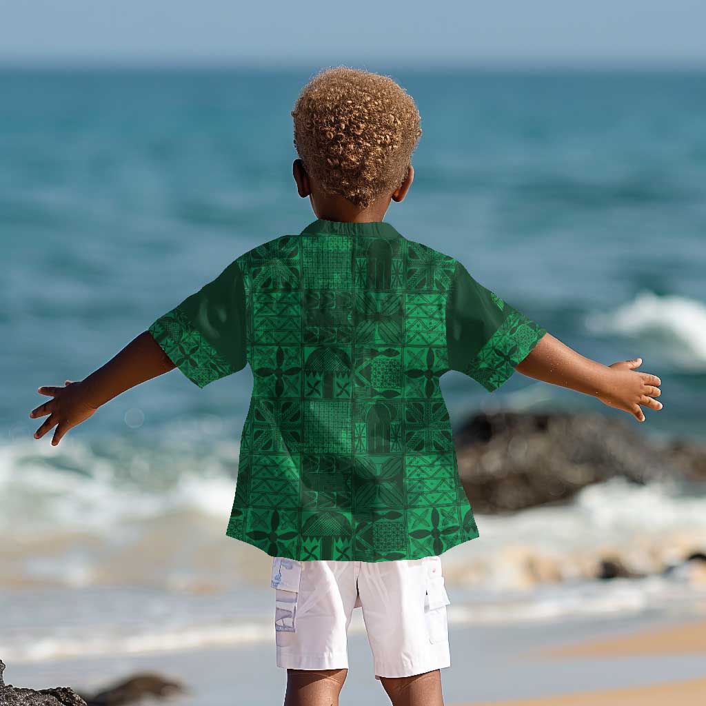 Nigeria Yoruba Adire Patterns Kid Hawaiian Shirt Proud To Be Naija
