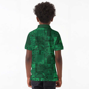 Nigeria Yoruba Adire Patterns Kid Polo Shirt Proud To Be Naija
