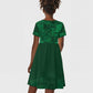 Nigeria Yoruba Adire Patterns Kid Short Sleeve Dress Proud To Be Naija