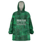 Nigeria Yoruba Adire Patterns Kid Wearable Blanket Hoodie Proud To Be Naija