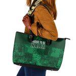 Nigeria Yoruba Adire Patterns Leather Tote Bag Proud To Be Naija