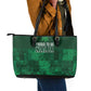 Nigeria Yoruba Adire Patterns Leather Tote Bag Proud To Be Naija