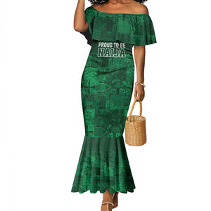 Nigeria Yoruba Adire Patterns Mermaid Dress Proud To Be Naija