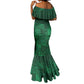 Nigeria Yoruba Adire Patterns Mermaid Dress Proud To Be Naija