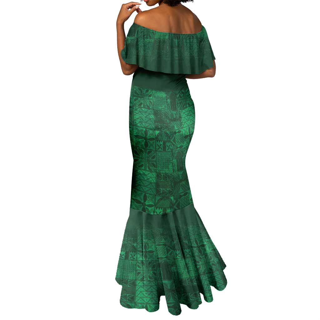 Nigeria Yoruba Adire Patterns Mermaid Dress Proud To Be Naija