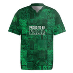 Nigeria Yoruba Adire Patterns Rugby Jersey Proud To Be Naija