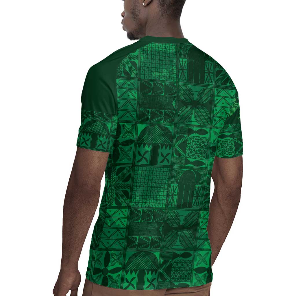 Nigeria Yoruba Adire Patterns Rugby Jersey Proud To Be Naija