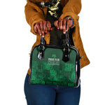 Nigeria Yoruba Adire Patterns Shoulder Handbag Proud To Be Naija