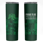 Nigeria Yoruba Adire Patterns Skinny Tumbler Proud To Be Naija