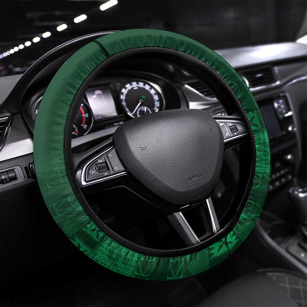 Nigeria Yoruba Adire Patterns Steering Wheel Cover Proud To Be Naija