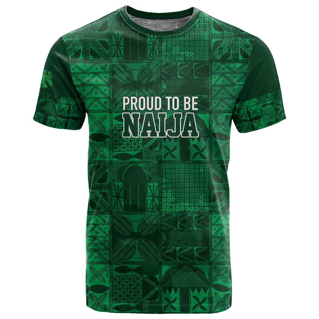Nigeria Yoruba Adire Patterns T shirt Proud To Be Naija