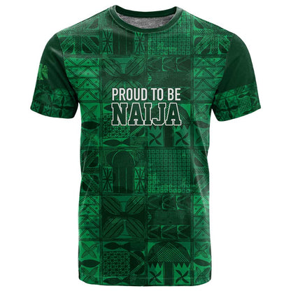 Nigeria Yoruba Adire Patterns T shirt Proud To Be Naija