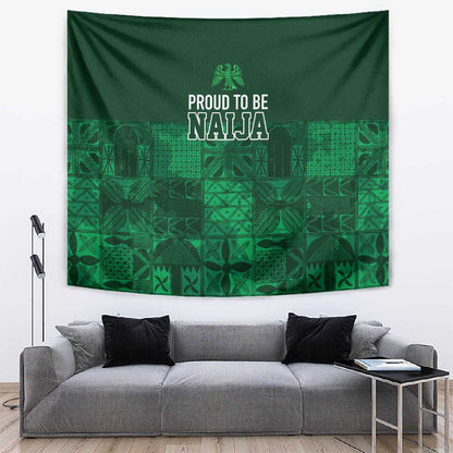 Nigeria Yoruba Adire Patterns Tapestry Proud To Be Naija