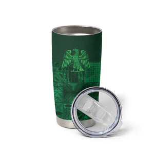 Nigeria Yoruba Adire Patterns Tumbler Cup Proud To Be Naija