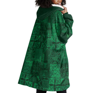 Nigeria Yoruba Adire Patterns Wearable Blanket Hoodie Proud To Be Naija