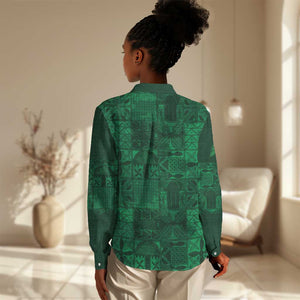 Nigeria Yoruba Adire Patterns Women Casual Shirt Proud To Be Naija