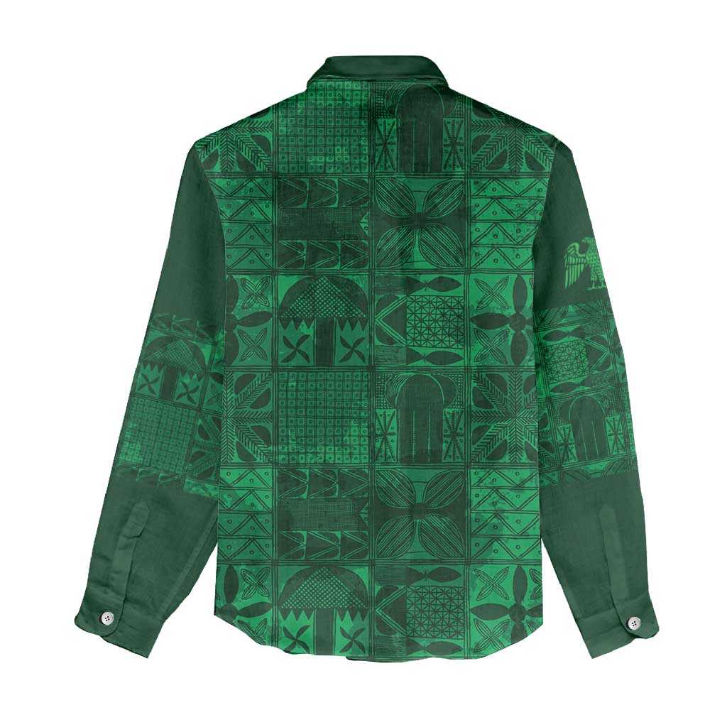 Nigeria Yoruba Adire Patterns Women Casual Shirt Proud To Be Naija