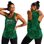 Nigeria Yoruba Adire Patterns Women Racerback Tank Proud To Be Naija